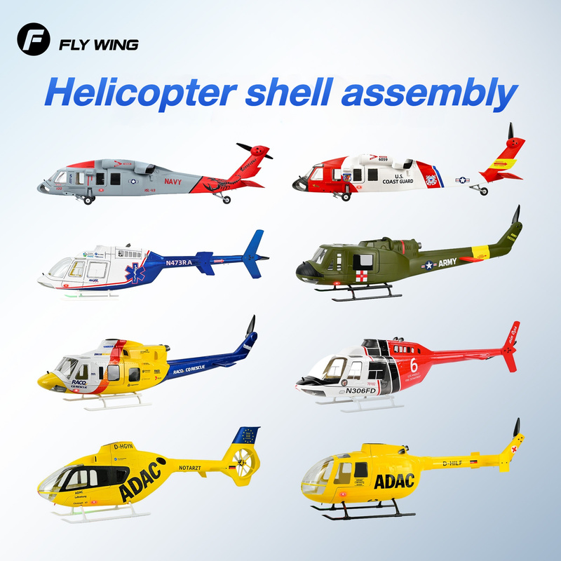 FLYWING Class 470 Black Hawk R - đánh giá và giá Rc Helicopter Large